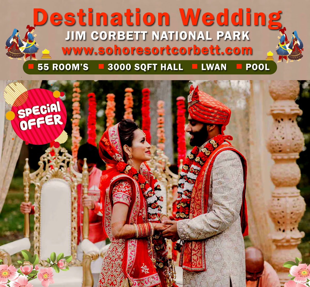 Destination Wedding at Soho Corbett Resort